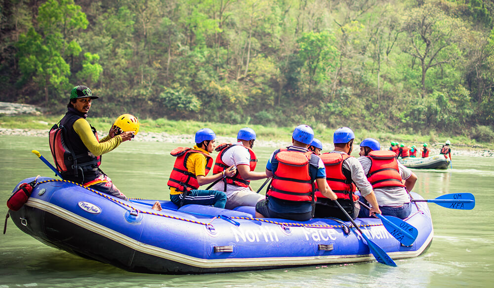 water rafting